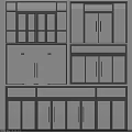 Modern Kitchen Cabinet Door Designs With Glass Panels And Black Frame Details