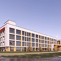Modern Gate Primary and Secondary Schools 3d model