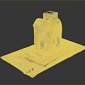 Traditional Stone Elephant Sculpture With Intricate Carved Base And Textured Platform