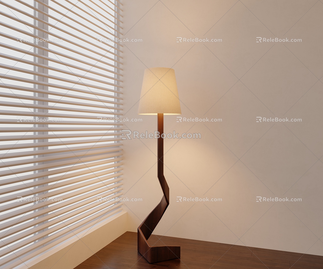 Modern Floor Lamp Simple 3d model