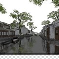 Jiangnan Ancient Town Ancient Architecture Town Chinese Ancient Town Jiangnan Watertown Watertown Ancient Town 3d model