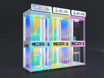 Doll machine grab doll machine clip doll machine doll machine shop grab doll machine clip doll machine doll gift machine coin-operated game machine clip machine video game city 3d model