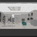 Bright Clothing Store Interior With Mannequins Clothes Racks And Modern Lighting