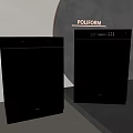 Modern Built In Black Kitchen Appliances With Sleek Poliform Design And Glossy Surface