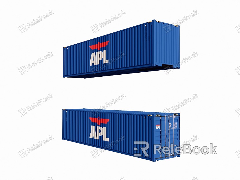 40 feet freight container APL ocean shipping container model