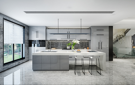 Modern Kitchen 3d model