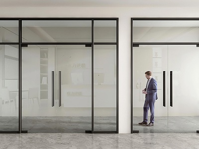 Glass double door glass door shop door double open glass door office shop door model