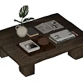 Wind coffee table combination 3d model