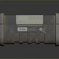 Rugged Equipment Enclosure With Protective Corners Top Frame Control Panel Handle And Warning Label