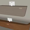 Front Desk Reception Front Desk Service Desk Apple Computer Company Office Front Desk Bar 3d model