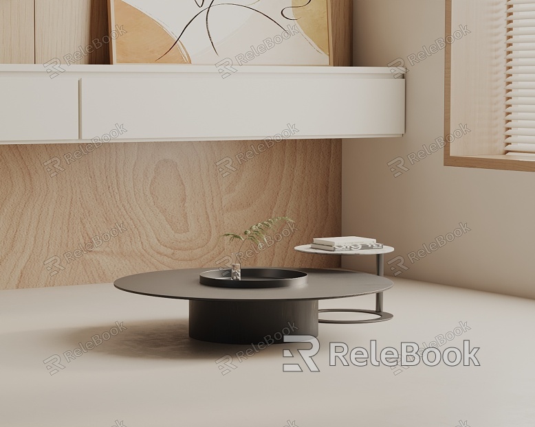 Modern coffee table model