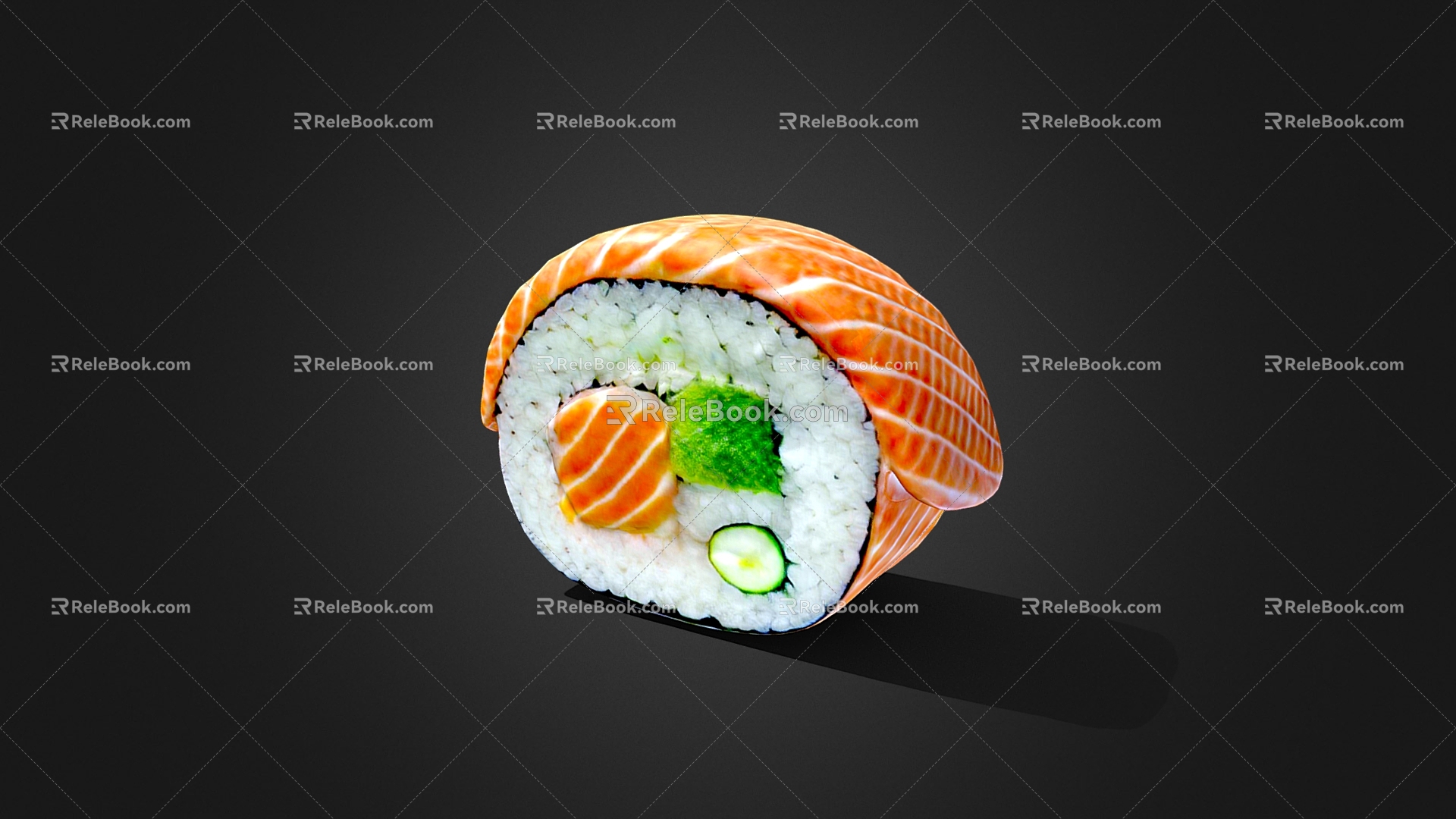 Sushi Japanese Sushi Salmon model