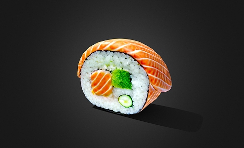 Sushi Japanese Sushi Salmon 3d model