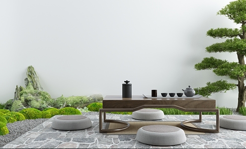 Garden Zen Landscape 3d model