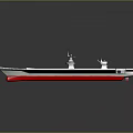 Military Aircraft Carrier Weapon With Modern Flight Deck And Runway Structure