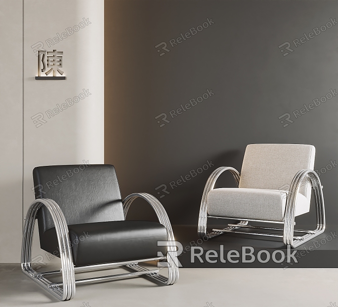 Leisure Chair Single Sofa model