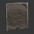 Durable Sloped Concrete Container With Sand Filled Interior And Textured Surface Design