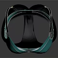 Comfortable Stylish Green Bra and Black Panties Women Fashion Underwear Set
