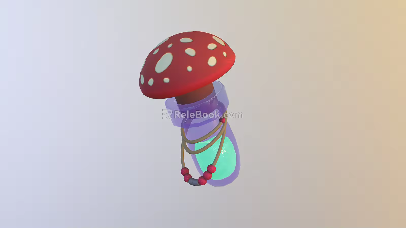 Modern Potion Mushroom Potion 3d model