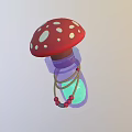 Modern Potion Mushroom Potion 3d model
