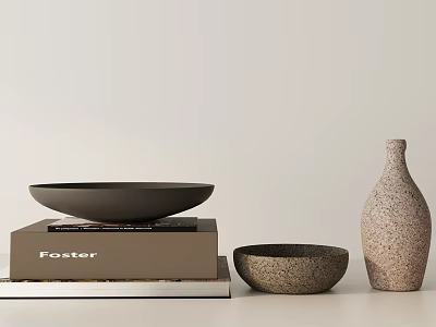 Modern ornaments combination 3d model