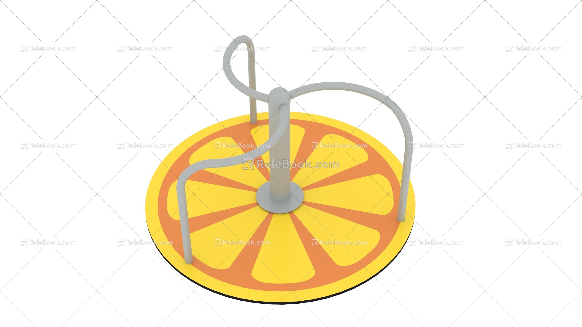 Orange turntable 2022 3d model