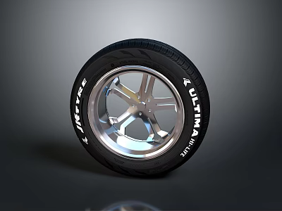 Tire tire wheel hub Volkswagen wheel hub Volkswagen tire new tire car outer tire car wheel hub 3d model