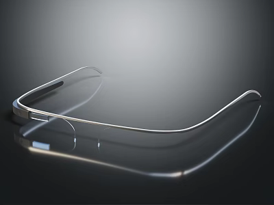 Transparent Protective Face Shield With Lightweight Frame For Comfortable Daily Wear 3d model