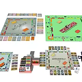 Modern Board Game 3d model