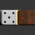 Modern Home Furniture Decorated With Colorful Dice Ornaments For Interior Design