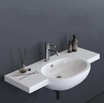 Modern wash basin simple wash basin wash basin 3d model