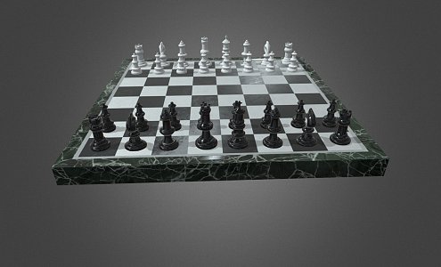 Modern Chess Pack 3d model