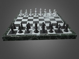 Modern Chess Pack 3d model