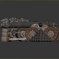 Historical Military Cannons With Wooden Wheels Iron Balls And Stone Base