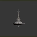 signal tower science fiction signal tower science fiction communication tower communication tower science fiction equipment science fiction facilities science fiction architecture 3d model