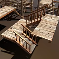 Heavy Duty Industrial Scaffolding Equipment With Steel Platforms And Ladders