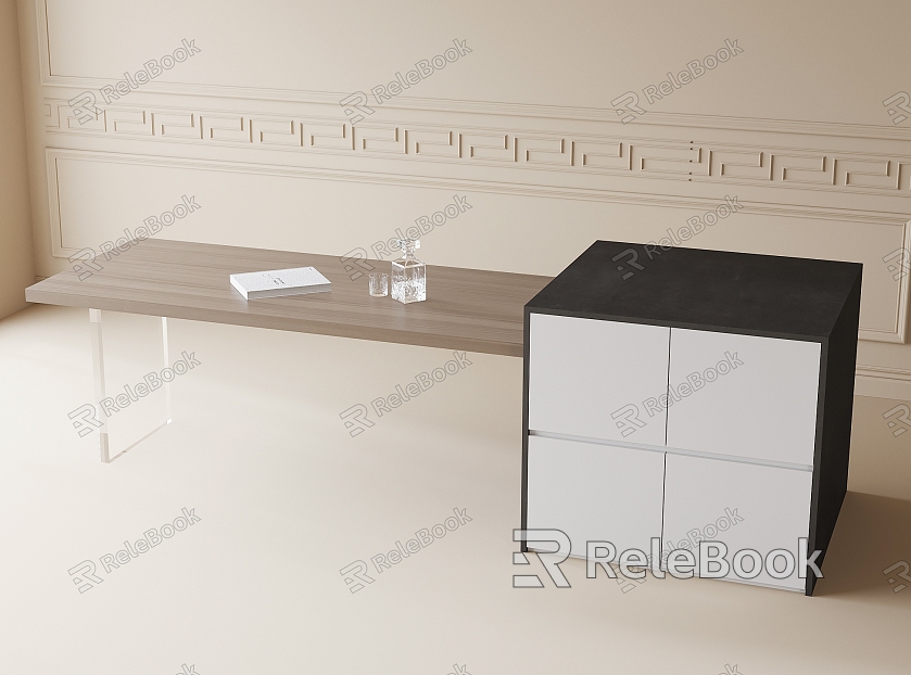 Modern dining table model