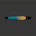 Colorful Tactical Pistol With Blue Orange Green Pattern Black Grip And Magazine For Modern Use