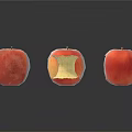 Fresh Red and Yellow Apples as Healthy Nutritious Snack for Daily Diet