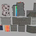 Sports Equipment With Varied Textures Including Climbing Walls Training Mats And Surfaces