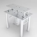 Industrial equipment automatic jacking module pneumatic module 3d model