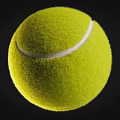 High Quality Yellow Tennis Ball with Fuzzy Texture for Sports Training and Matches