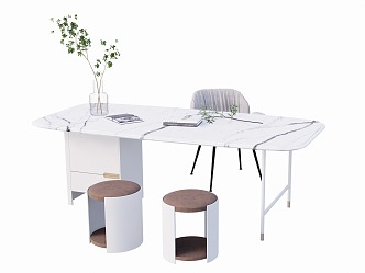 Italian Desk 3d model