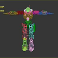 Modern Robot Mech Warrior Machine Battlearm Mechanical Battlearm Machine Warrior 3d model