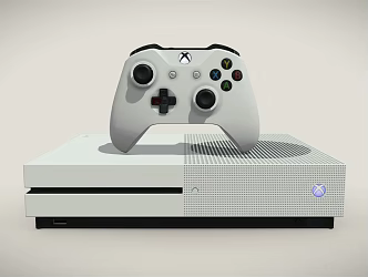 Modern gamepad Microsoft 3d model