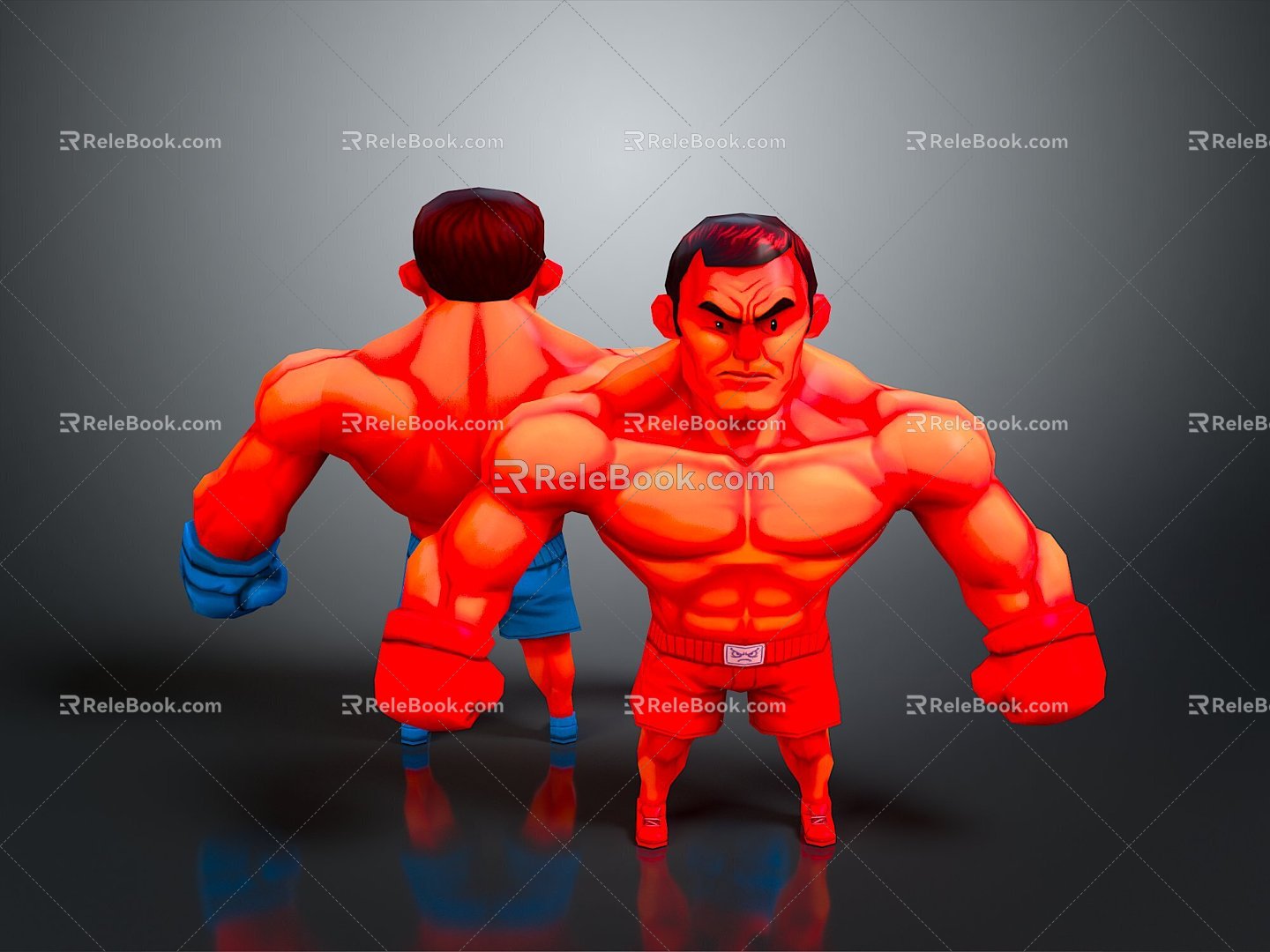 Muay Thai Free Fight Fighting Athlete Muay Thai Athlete Boxer Boxer Athlete Sanda 3d model