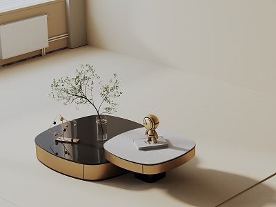 Modern coffee table model