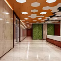 Modern Front Desk 3d model