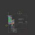 Modern Supermarket Grocery Store Interior With Product Shelves Snacks Drinks And Checkout Counter