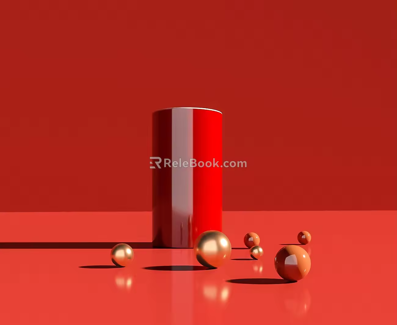 E-commerce scene 3d model